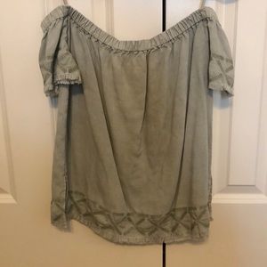 Anthropologie Off Shoulder Top